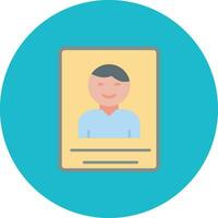 Passport Photo Vector Icon