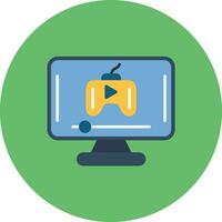 Game Streaming Vector Icon