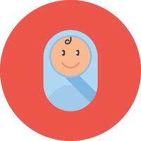 Newborn Baby Vector Icon