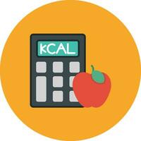 Calorie Calculator Vector Icon