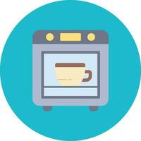 Coffee Oven Vector Icon