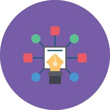 diseño algoritmo vector icono