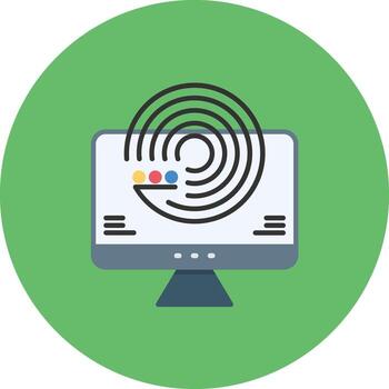 Forecasting Model Vector Icon