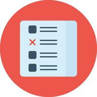 icono de vector de examen