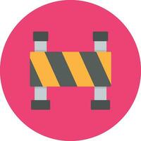 Construction Barrier Vector Icon