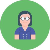 Female Professor Vector Icon