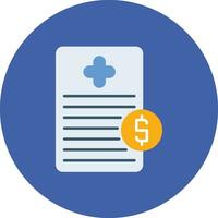 Medical Bill Vector Icon