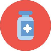 Pills Bottle Vector Icon