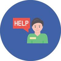 Ask For Help Vector Icon