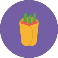 Burrito Vector Icon