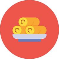 Spring Rolls Vector Icon