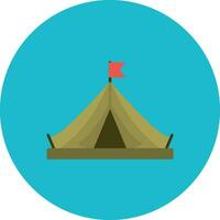 Luxury Camp Vector Icon