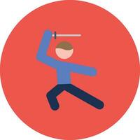 Sword Fighting Vector Icon