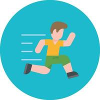 Running Person Vector Icon