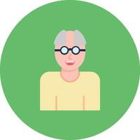 Old Man Vector Icon