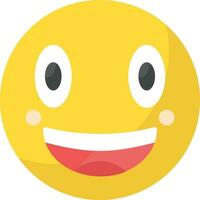 Beaming Face with Smiling Eyes Vector Icon