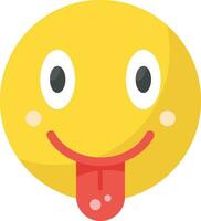 Winking Face with Tongue Vector Icon