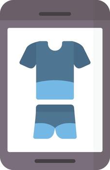 Exercise Clothes Vector Icon