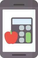 Calorie Calculator Vector Icon