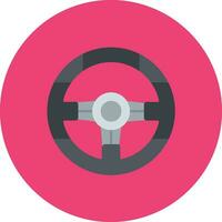 Steering Wheel Vector Icon