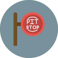 Pit Stop Vector Icon