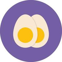 Boiled Egg Vector Icon