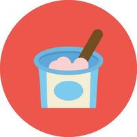 Yogurt Vector Icon