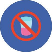 No Drink Vector Icon