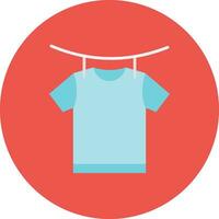 Drying Clothes Vector Icon