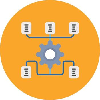 icono de vector de algoritmo