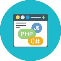 Coding Language Vector Icon