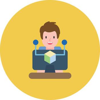 icono de vector de desarrollador de software