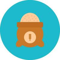 Wheat Sack Vector Icon