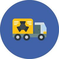 Neclear Truck Vector Icon