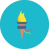 Fire Torch Vector Icon