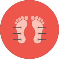 Foot Acupuncture Vector Icon