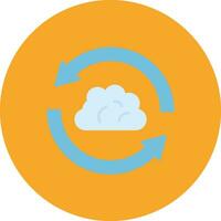 Cloud Sync Vector Icon