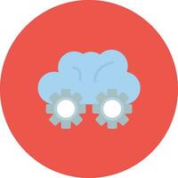Cloud Settings Vector Icon