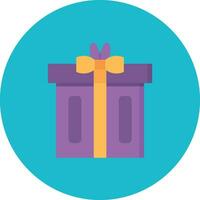 icono de vector de caja de regalo