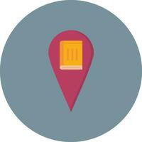 Library Location Vector Icon