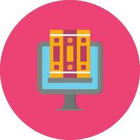 Online Library Vector Icon