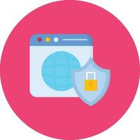 Internet Security Vector Icon