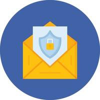 Email Security Vector Icon