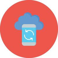 Cloud Sync Vector Icon