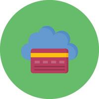 Cloud Payment Vector Icon