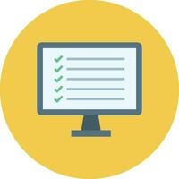 Online Survey Vector Icon