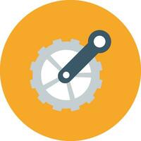 Crankset Vector Icon