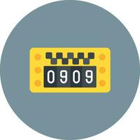 Taxi Meter Vector Icon