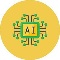 Artificial Intelligence Vector Icon