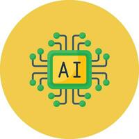 Artificial Intelligence Vector Icon